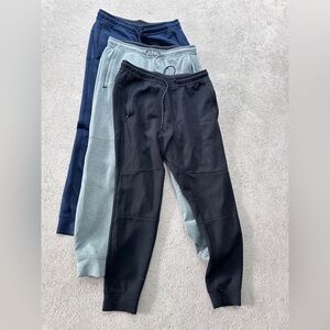American Eagle Men’s Med Tall Jogger Pants Set - Black, Gray, and Navy